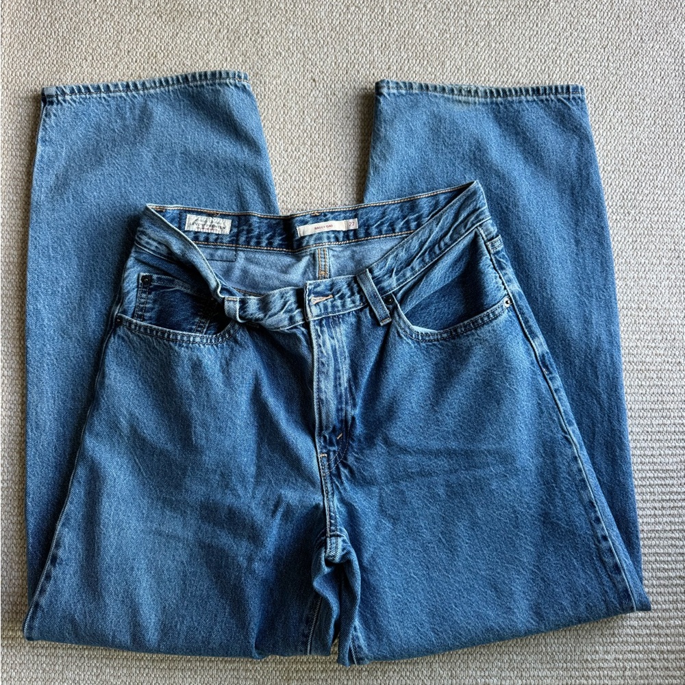 LEVIS Baggy Dad Blue Denim Jeans